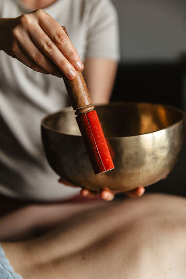 Soin bien-être Massage sonore bols chantants tibétains & refuge